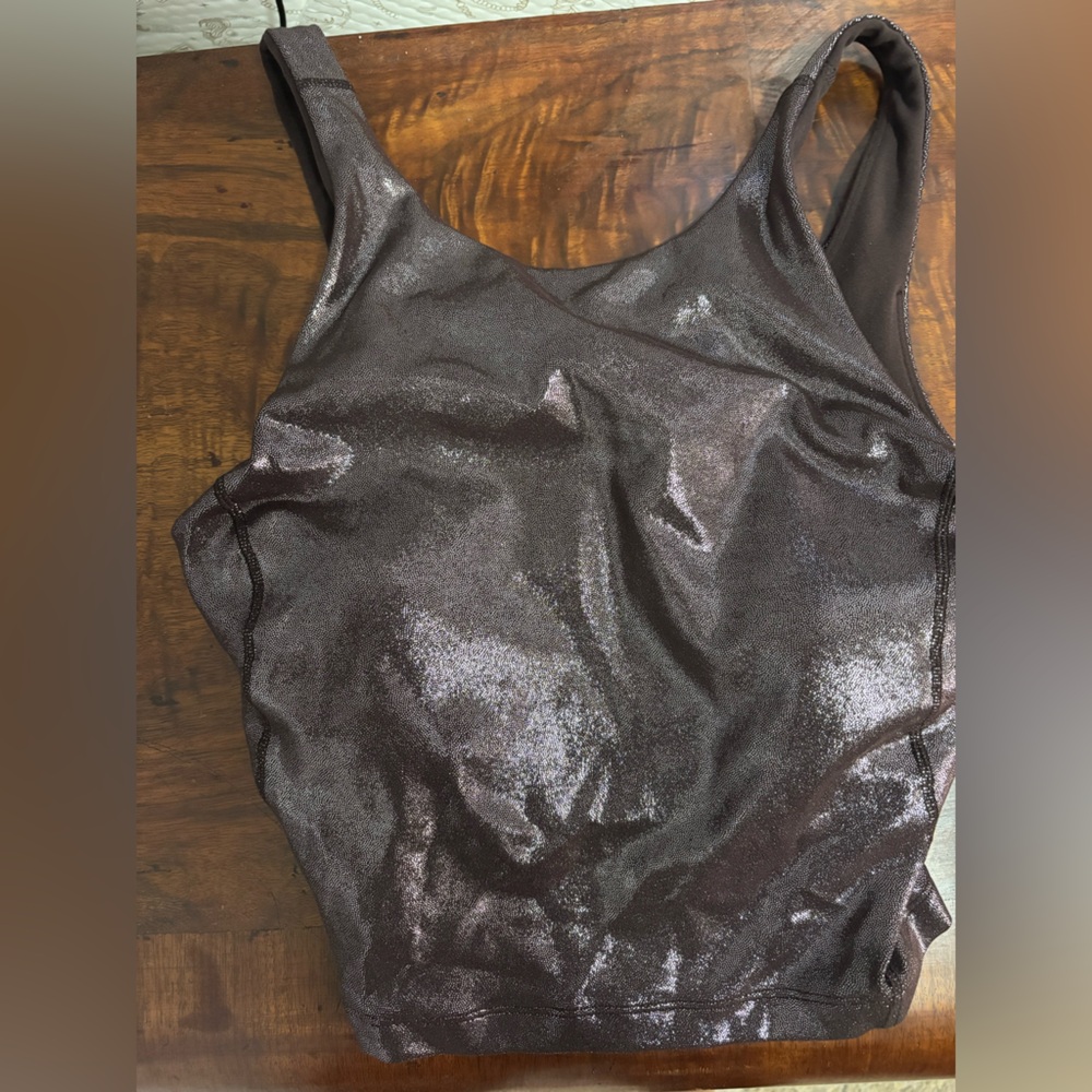 Lululemon Shiny Metallic Align Active Tank size 6